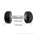 Wholesale Fixed Round Head CPU coated Gym Dumbbells